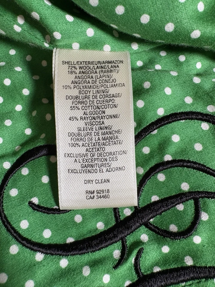 Chaquetón verde vintage Y2K Juicy Couture talla S botones con acento dorado Foto 4 de 4