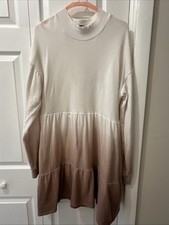 WILD FABLE Ombré Sweatshirt Dress, Medium EUC