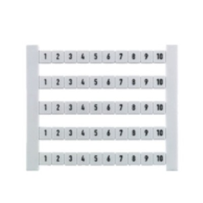 DEK 6 FWZ 1-10 WAAGERECHT MARKIERER WEISS 0518960001