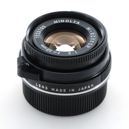 Objectif Minolta M-ROKKOR 40 mm F2 monture Leica M MF Prime du Japon [Excellent] - Photo 11/13