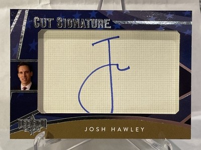 2024 Decision Premium JOSH HAWLEY Cut Signature Auto Autograph Rate Find Arb17