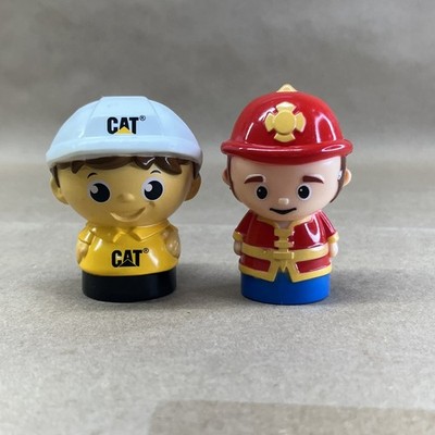 Mega Bloks First Builders People Figures CAT Driver Construction Fireman Set Lot