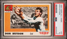1955 Topps All-American #97 Don Hutson SP RC PSA 5 EX Alabama Packers HOF