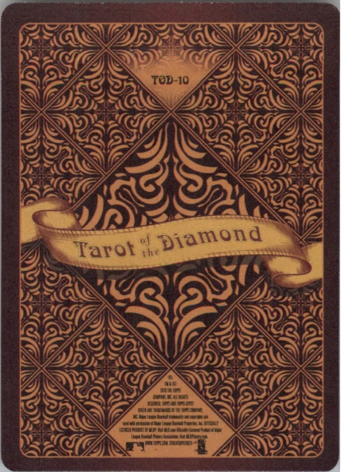 2018 Topps Gypsy Queen Tarot of the Diamond #TOD10 Giancarlo Stanton - BB - Image 2 of 2