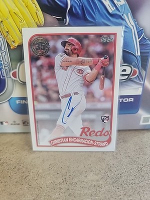 2024 Topps 1989 35th 89BA2-CES Christian Encarnacion-Strand Rookie Auto RC Reds