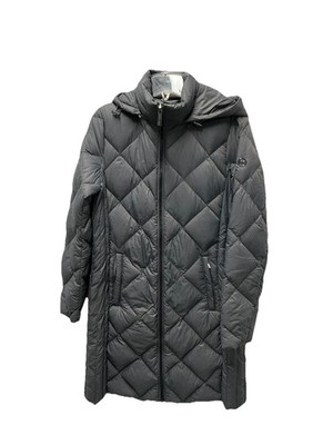 Michael Kors Packable Down Fill Gray Puffer Jacket Women's M Thigh Length Coat