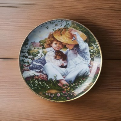 edwin m. knowles china co. vintage plate