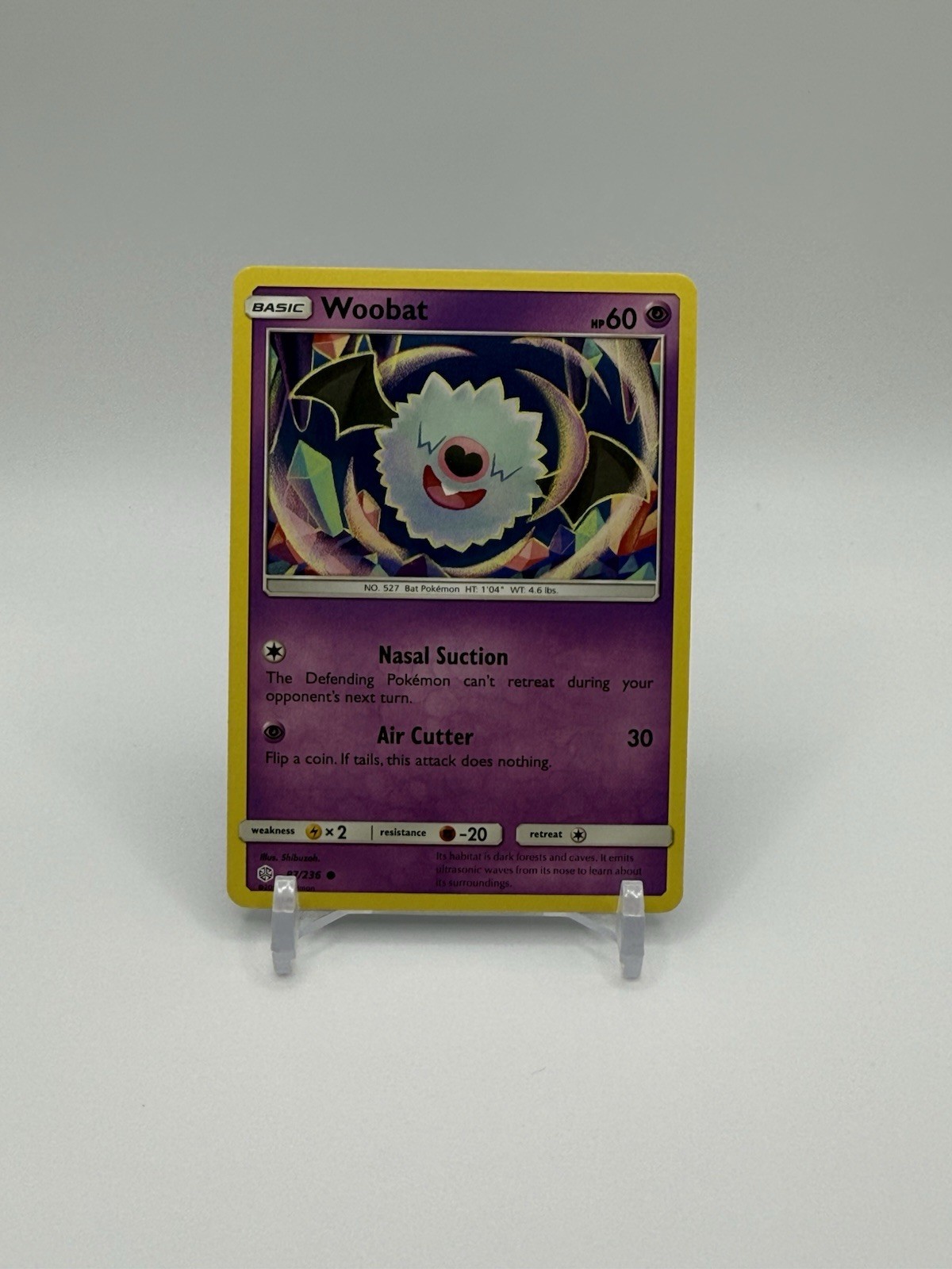 Woobat - 87/236 - Cosmic Eclipse Pokemon 2019