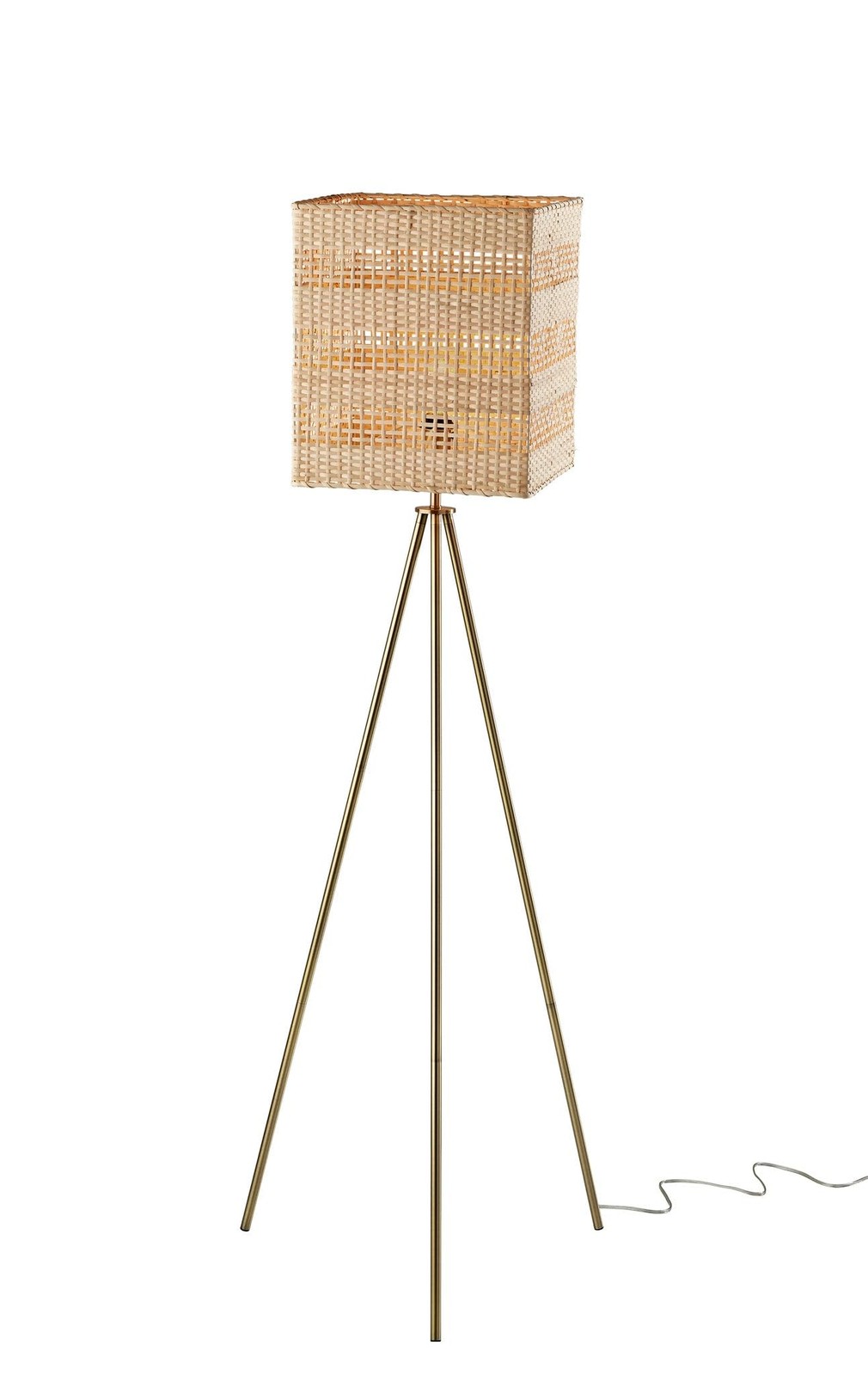 Bondi Modern LED Floor Lamp with Adjustable Height and Dimmer