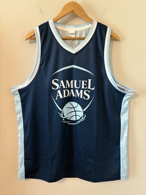 Samuel Adams Beer Basketball Jersey #84 Men's Size Large Beer Logo Breweriana