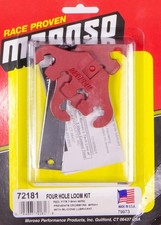 Moroso 72181 Spark Plug Wire Holder 7-9mm Bolt-to-vc Red Plastic 4-wire