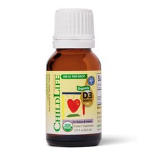 ChildLife Essentials Organic Vitamin D3 Drops - for Infants Newborns, Baby Vit