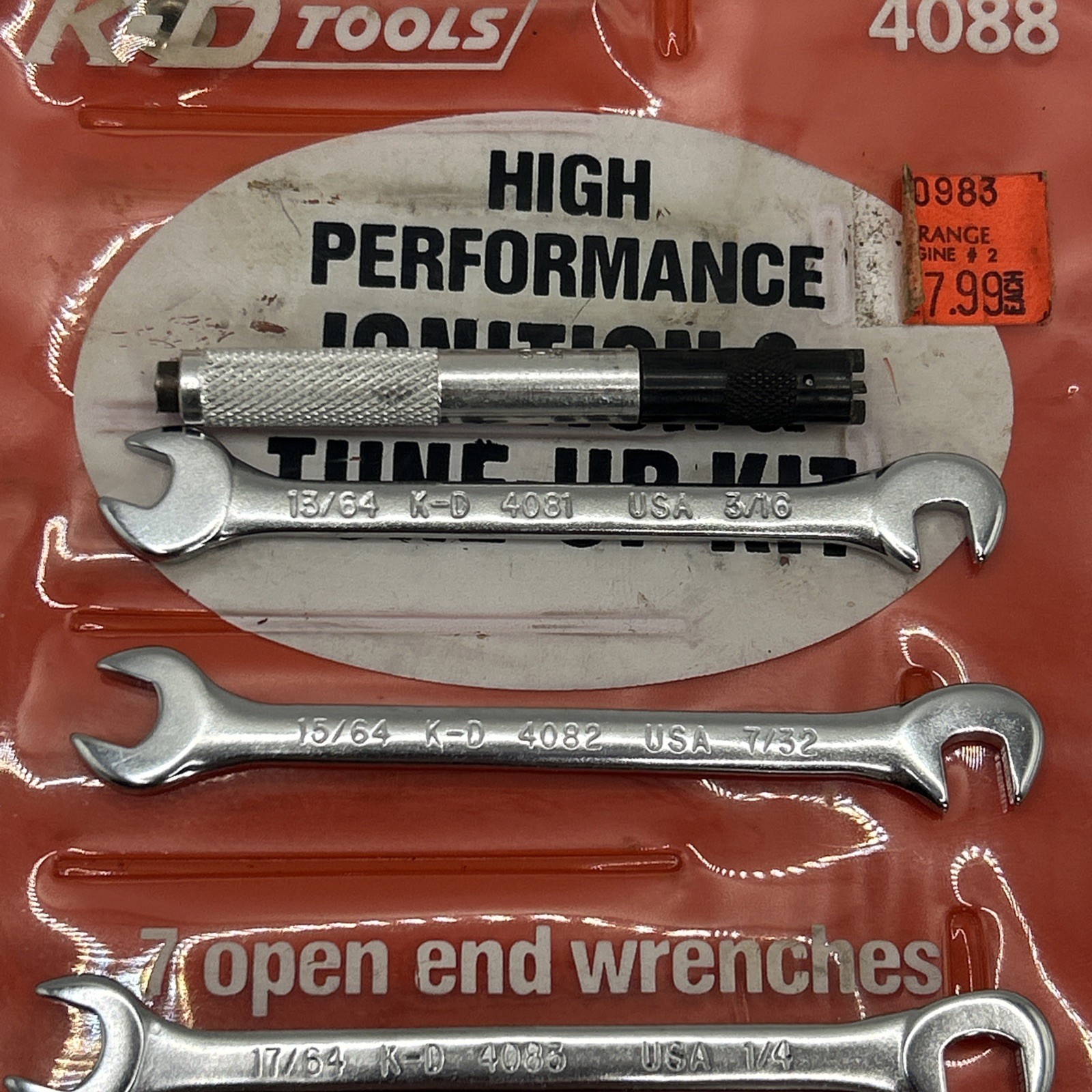 KD Tools 4088 High Performance Tune-Up kit Ignition wrenches, Feeler Gauge, File