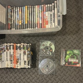 Sony Playstation 2 PS2 Fat Console SCPH-30001 & 35 Games Tested Working Lot