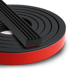 Weather Stripping Seal Strip: 26FT EPDM Foam Rubber with Strong Adhesive for Doo