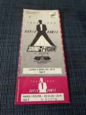 Rare **UNUSED** David Bowie Sound + Vision Tour, Paris Bercy 1991