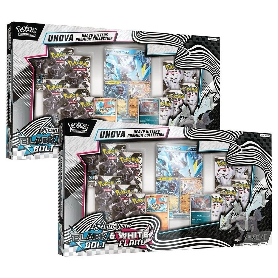 Pokémon TCG Black & White Sealed Collectible Card Game Boxes for