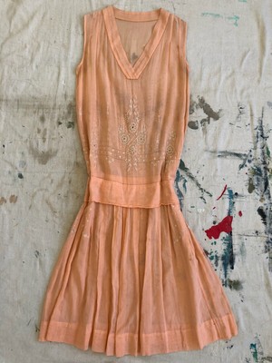 vintage peasant dress