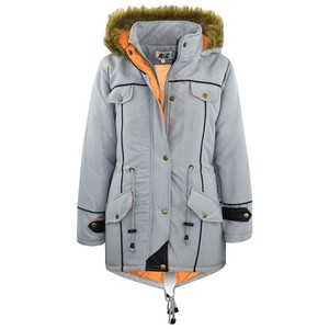 Girls Padded Parka Coat (4 13yrs) Girls Padded Parka Coat (4 13yrs)