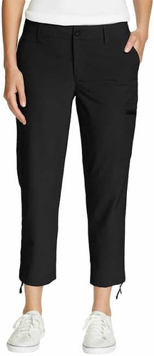 Eddie Bauer Women's Ripstop Crop Capri Pants Cargo Pocket - Picture 6 of 31