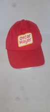 Oscar Mayer Red Baseball Hat Adjustable Strap red cap dad hat By Hit Wear