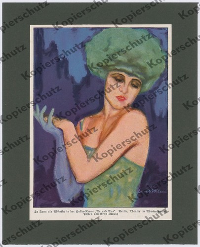 Ernö Klausz La Jana Haller Revue Dance Expressionism Admiralspalast Berlin 1926