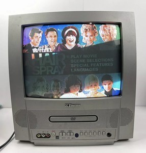 Emerson Model Ewc13d4 13 Retro Gaming Crt Tv Dvd Combo Tested No Remote Ebay