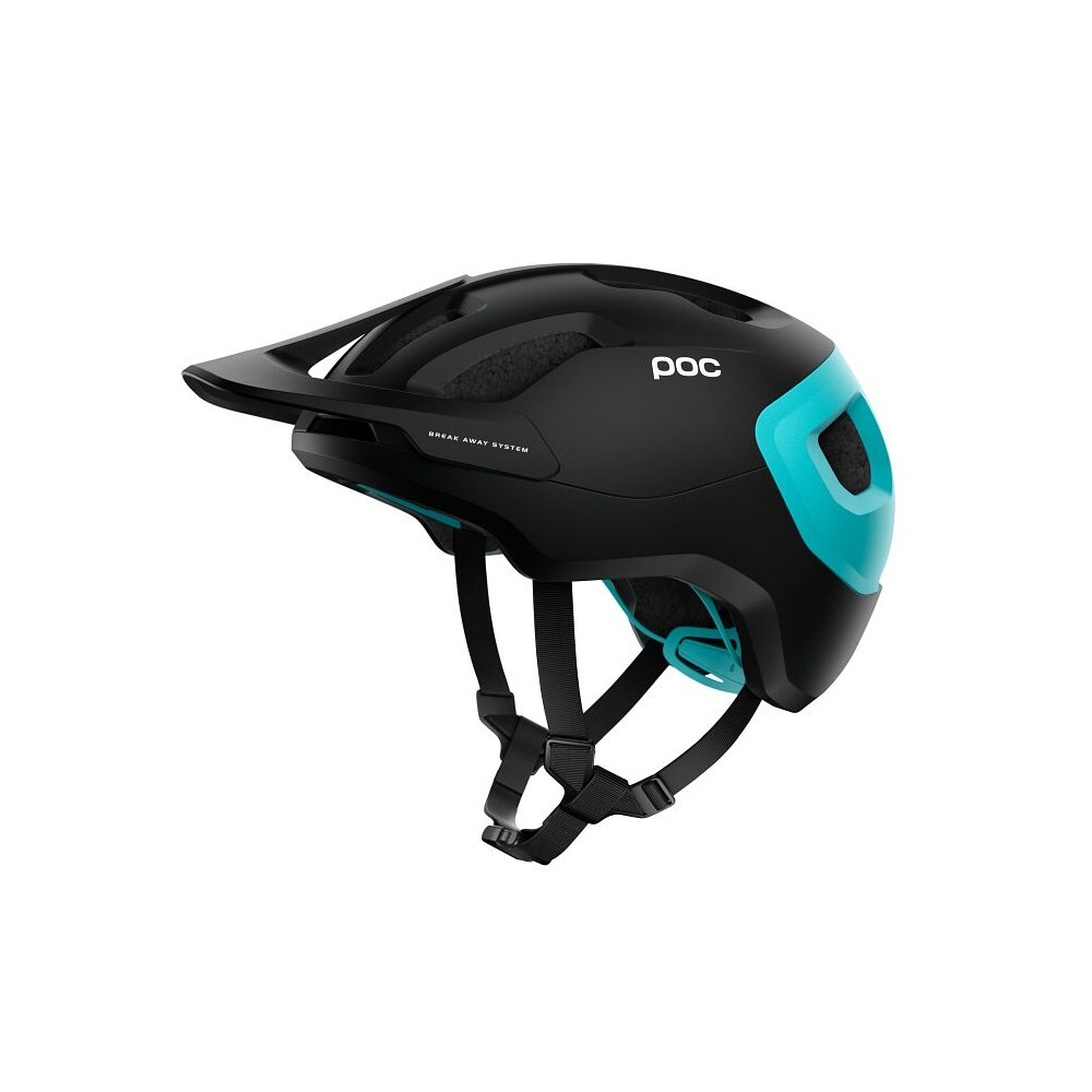 Casco MTB Casco Bicicleta POC Axion SPIN Negro Azul M Hasta L 55 Hasta 58 CM