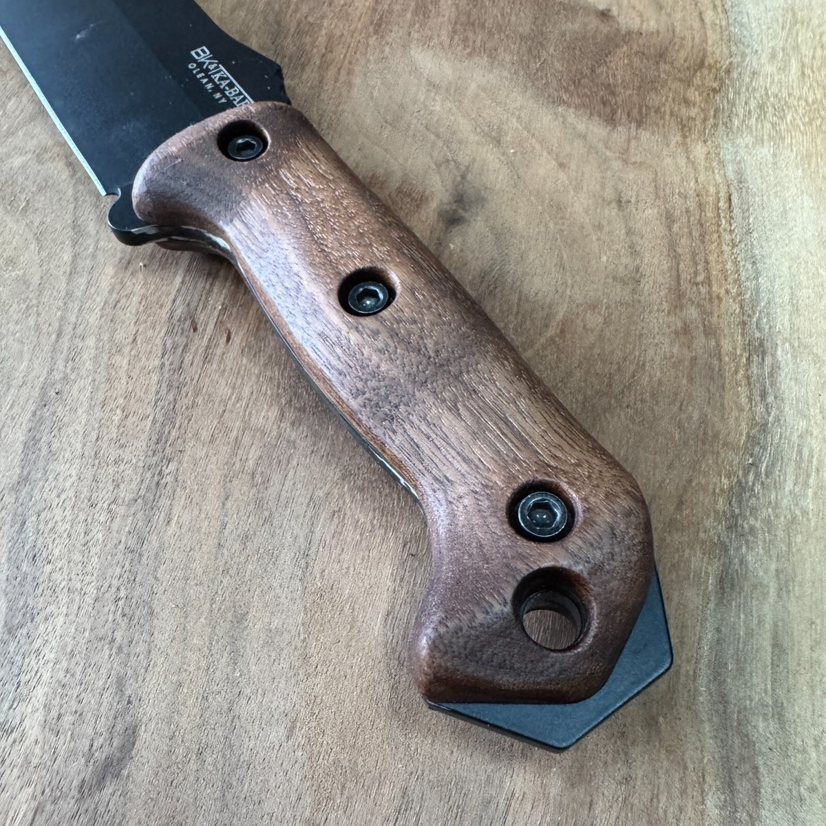 Walnut Scales for Ka-Bar Becker bk-2 bk-7 bk-9 etc / custom scales