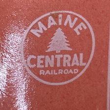 Vintage HO Model Maine Central Railroad Train Car Decal Markings Waterville