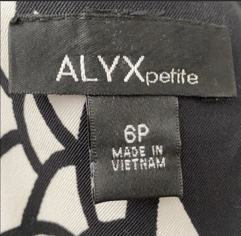 Abito Alyx Floreale Rosso Nero