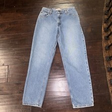 Women  s Vintage Levi Strauss Signature Denim Blue Jeans Relaxed Fit Sz 10 Medium