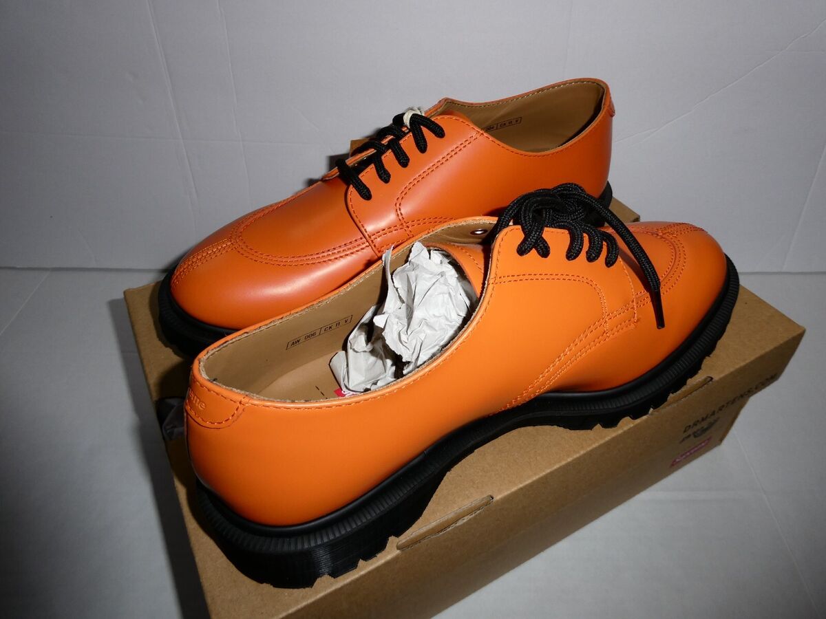Deadstock Supreme 2046 Doc Martens Orange Shoes, Size 9M Deadstock Supreme 2046 Doc Martens Orange Shoes, Size 9M