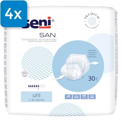 San Seni Uni Vorlagen 4 x 30 Stück