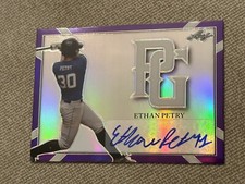 ETHAN PETRY 2021 LEAF PERFECT GAME AUTOGRAPH PURPLE REFRACTOR #8/10 NATIONALS