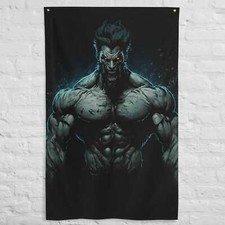 Motivational Gym Flag - Home Gym Wall Art Decor