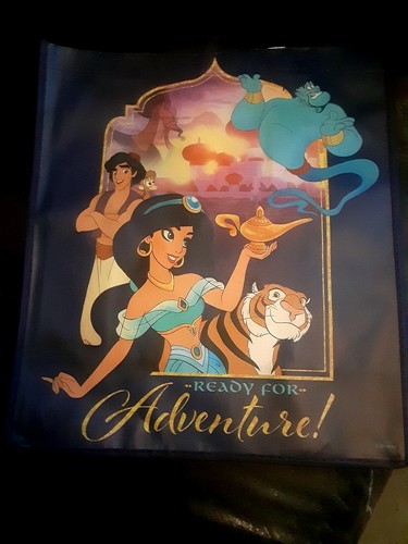 Disney ALADDIN wiederverwendbare Einkaufstasche TASCHE Jasmine Genie DUNKELBLAU Geburtstagsgeschenk - Bild 5 von 6