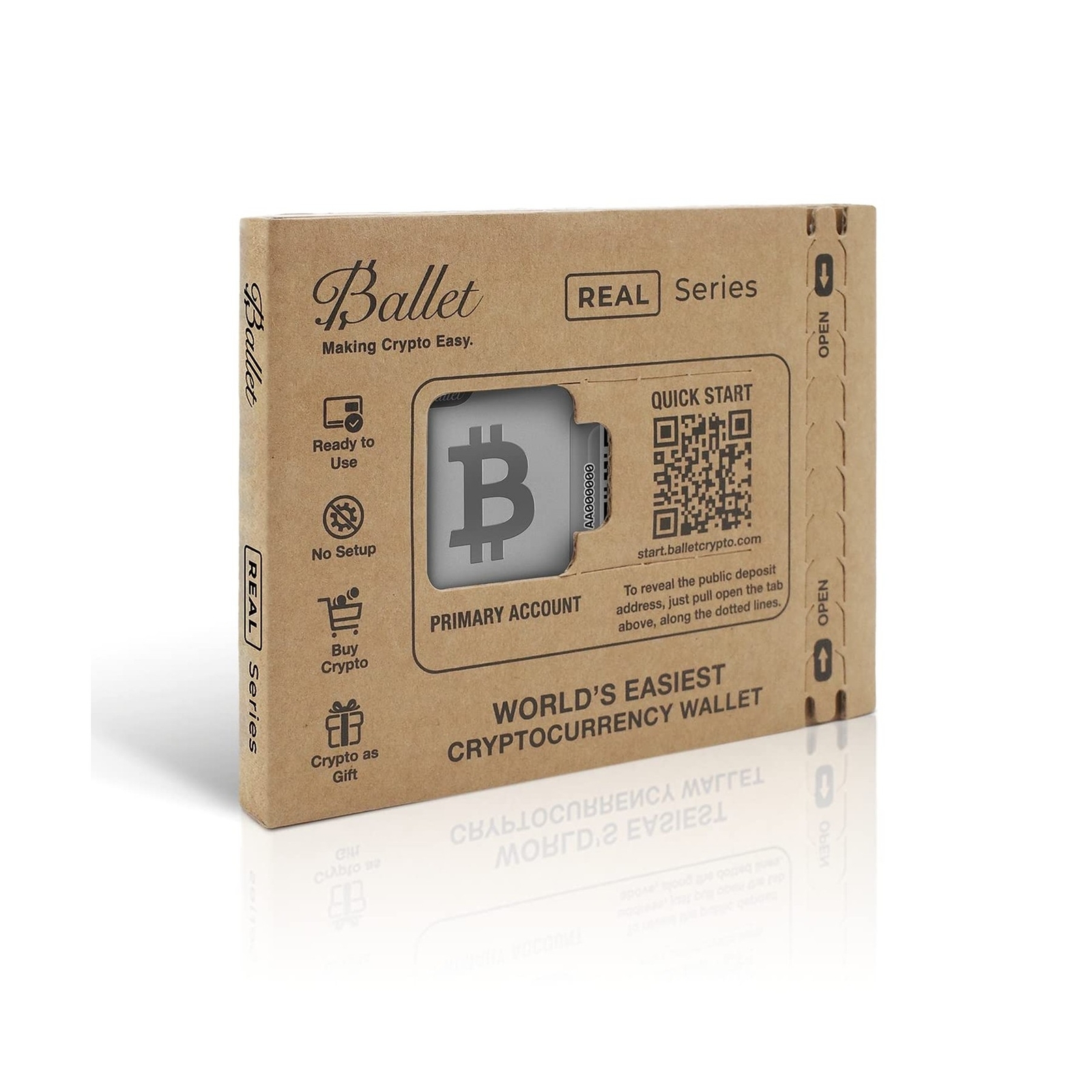 Coinbase Gift Card Digital Ballet REAL Bitcoin Cold Storage Card – Physical Crypto  Wallet, Offline Security For Digital Assets Ballet Crypto Wallet Review