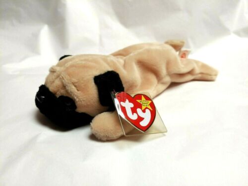 Pugsly the Pug Ty Beanie Baby brand new mint condition never used stored - Picture 1 of 11