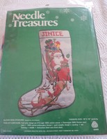 Christmas Stocking On Cotton Canvas. Johnson Creative Arts. New, Unopened. Christmas Stocking On Cotton Canvas. Johnson Creative Arts. New, Unopened.