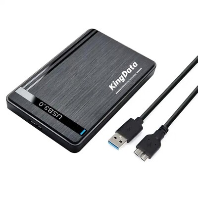 SSD HDD Hard Drive Enclosure 2.5'' inch SATA III USB 3.0 Caddy Case External R...