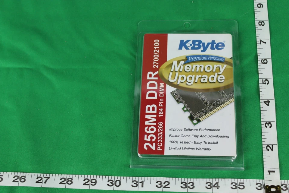 NEW KBYTE 256 MB DDR 2700 / 2100 PC 333 / 266 184 PIN DIMM ELIXIR - Image 2 of 4
