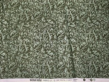 Michael Miller Fabric~Fairy Frost D#CM0376~Dark Green Pearlized~2 Yd x 45"