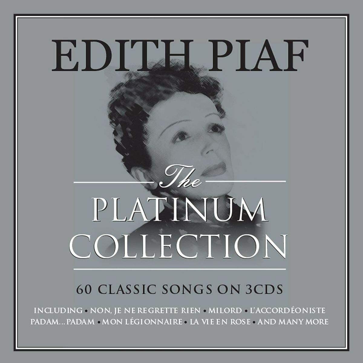Edith Piaf The Platinum Collection 3-CD NEW SEALED 2016 Non,je ne regrette rien+