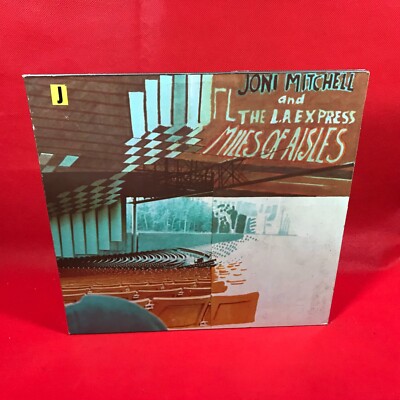 JONI MITCHELL & THE L.A. EXPRESS Miles Of Aisles 1987 Double Vinyl LP live