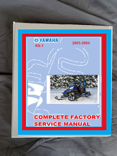 2003-2004 Yamaha RX-1 RX1 sled snowmobile service manual 