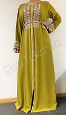 Takschita Caftan Dfin Djallaba Abaya Abendkleid Eid Festkleid Gr S/M