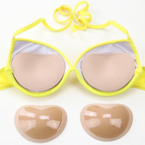1 Pair Women Foam Insert Breast Bra Padded Push Up Bikini Bust Enhancer US ☋ - Picture 7 of 19