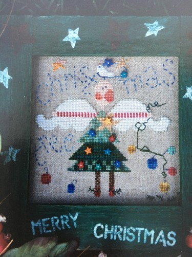 Fanci That Cross Stitch Pattern Once Upon a Christmas Tree Angel Holidays No 132 - Picture 2 of 4