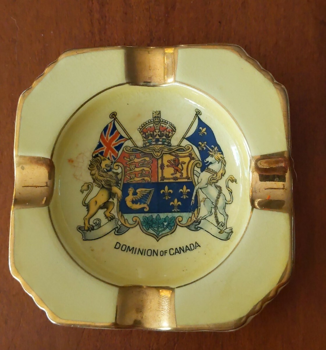 Vintage Royal Winton Grimwades, Souvenir Ash Tray/Dish ~ Dominion 